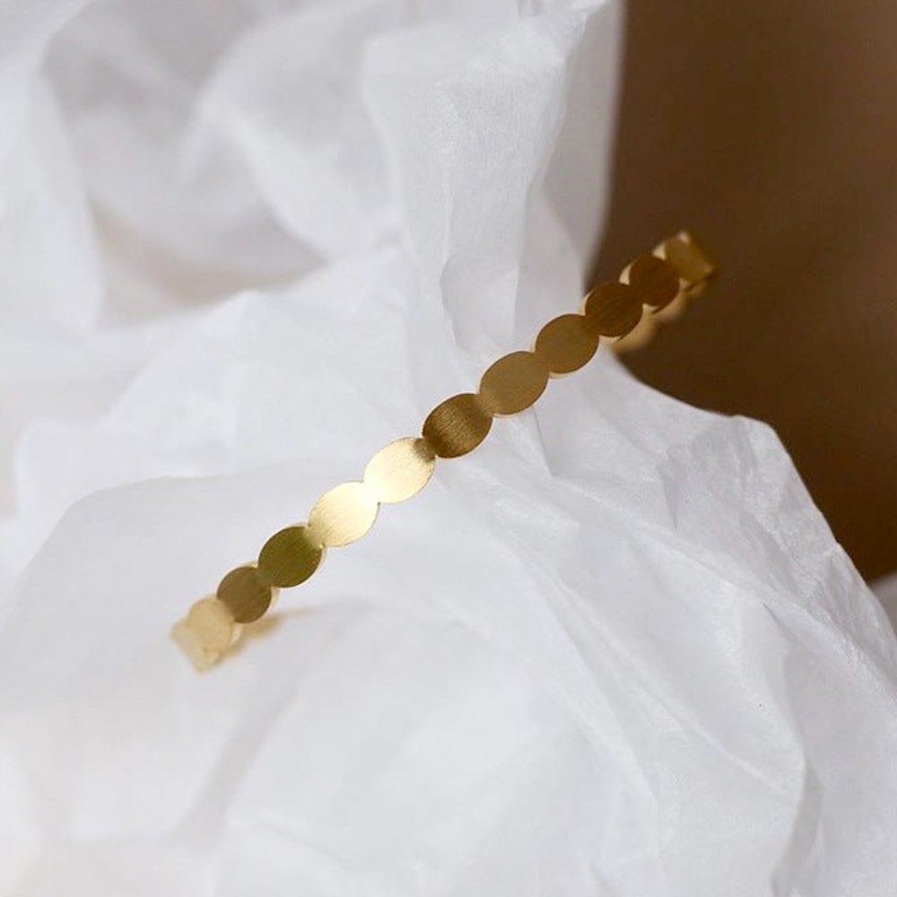 Open Edit Ellipse Cuff Bracelet - Picture 8 of 12